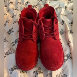 Ugg Red Neumel Boot Size 5